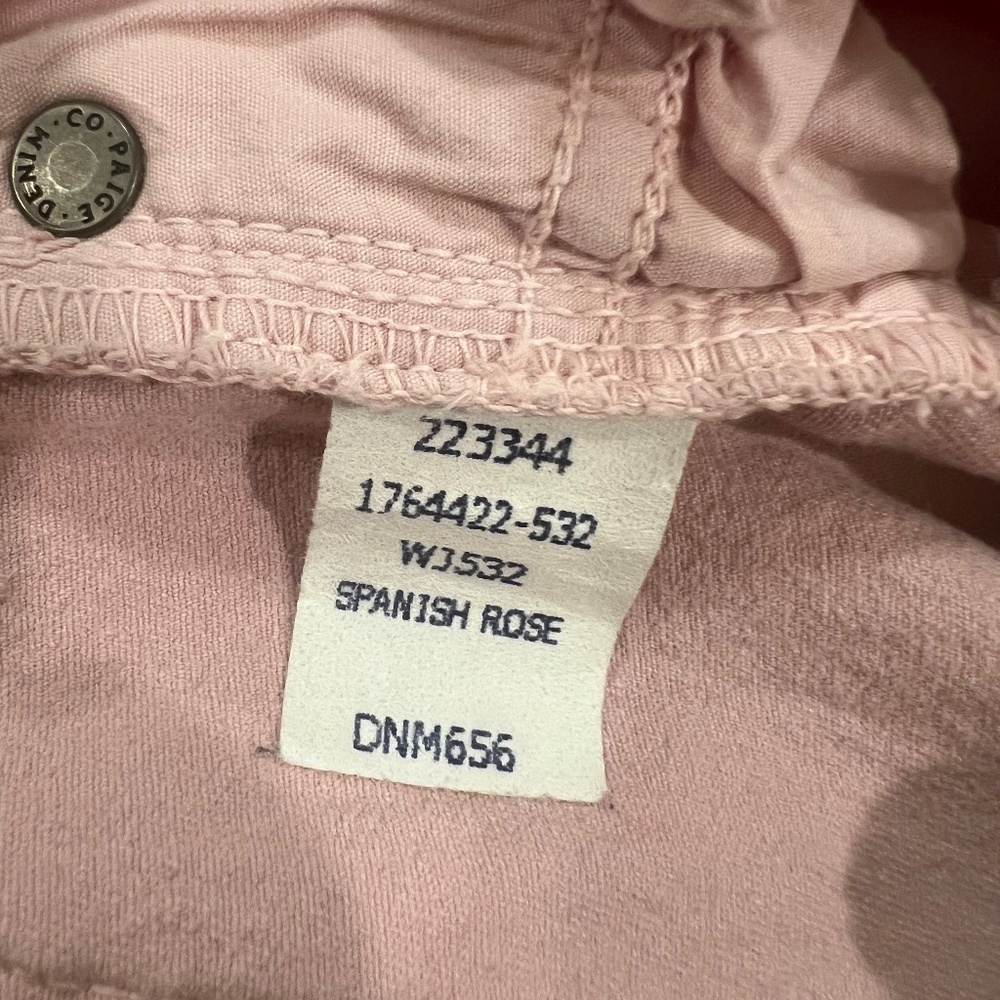 PAIGE Women's Verdugo Ankle Skinny Jeans Color Spanish Rose--Size 29 - Picture 12 of 16